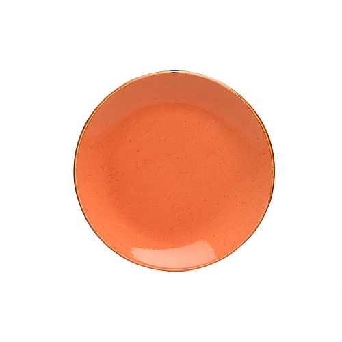 Тарелка закусочная Porland 24см оранжевая