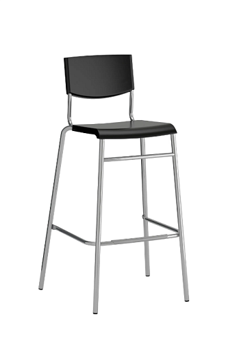 Стул барный Stig black