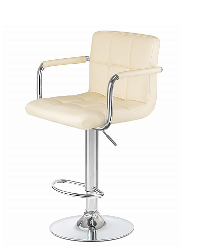 Стул кресло барное Kruger ванильный