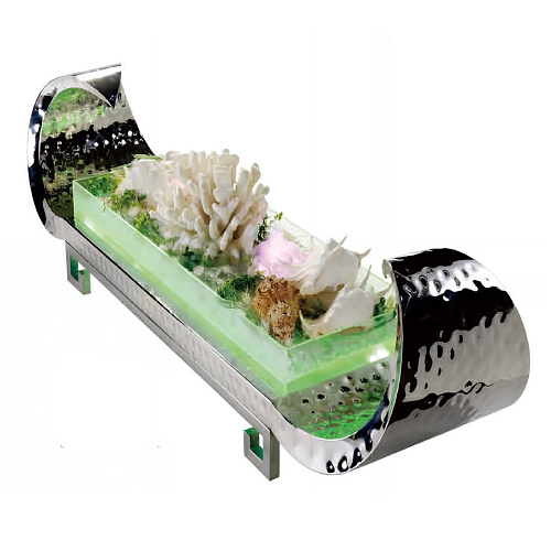 Станция буфетная акриловая с охладителем 1500х500мм