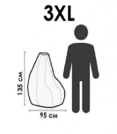 Пуф мешок XXXL зеленый
