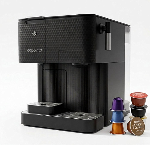 Кофемашина капсульная Capovita Phantom черная