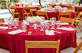 Как подобрать скатерть для банкета, свадьбы и фуршета