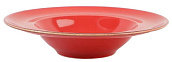 Тарелка для пасты красная Porland 31 см