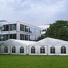 Тентовая конструкция с шириной торца 6 м