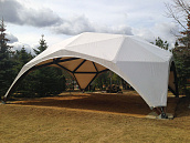 Деревянный шатер 36 кв.м