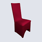 Чехол на стул универсальный бордового цвета