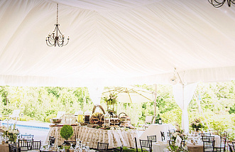 Свадьба в шатре: выбор конструкции, расчёт размера и идеи оформления