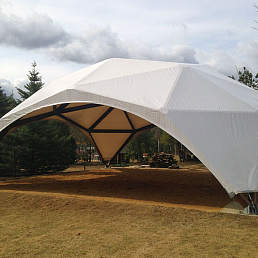 Деревянный шатер 64 кв.м