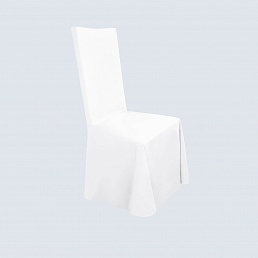 Чехол на стул универсальный белого цвета