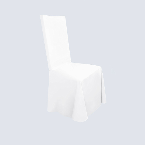 Чехол на стул универсальный белого цвета