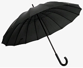 Черный зонт трость XXXL