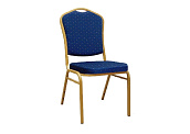Синие банкетные стулья