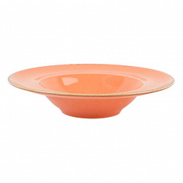 Тарелка для пасты оранжевая Porland 31 см