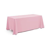 Скатерть 3,2х2,25 розового цвета