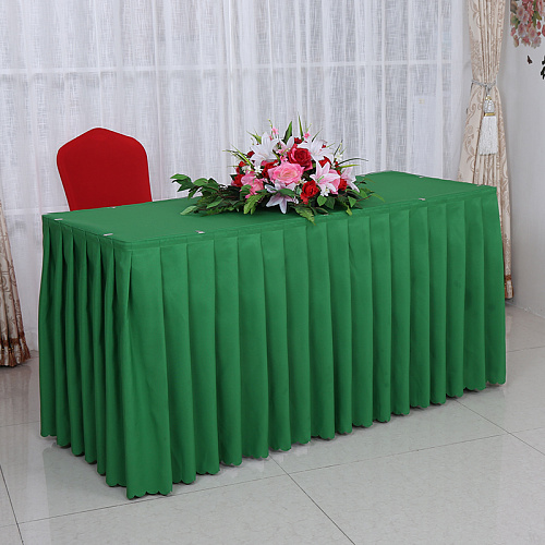 Зеленая фуршетная юбка длиной 2,9 м